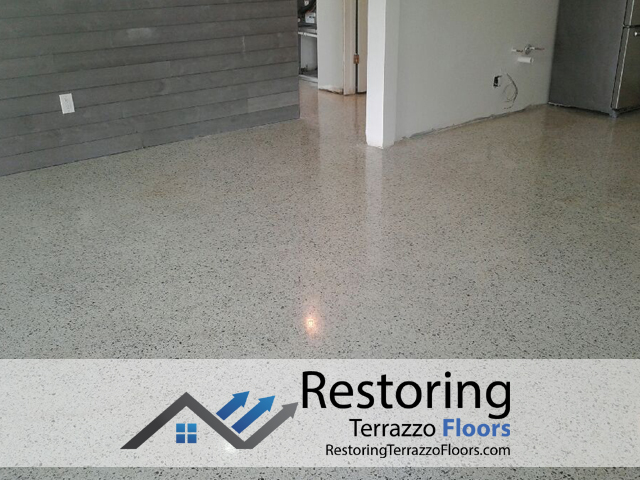 Damage Terrazzo Restoration Service Miami