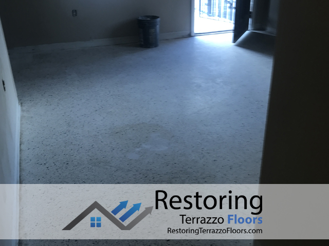 Removing Stain from Terrazzo Floors Miami