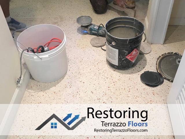 Restoration Terrazzo Floor Process Miami