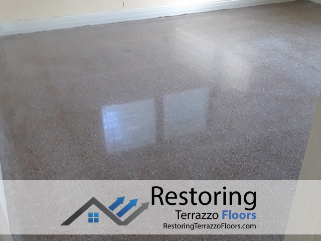 Terrazzo Floor Clean Polishing Miami