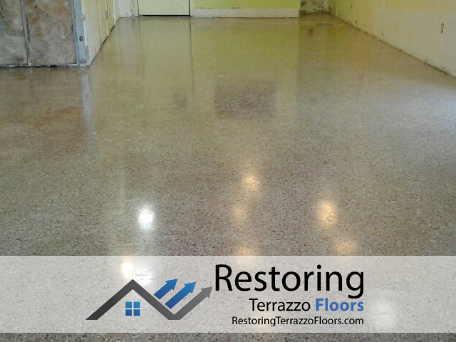 Terrazzo Floor Hole Restoration Miami