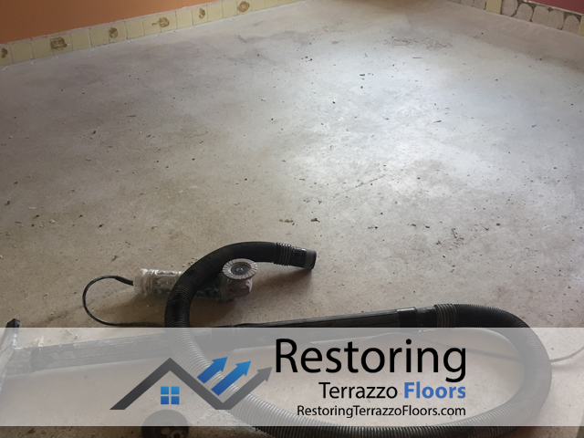 Terrazzo Floor Repair Process Miami