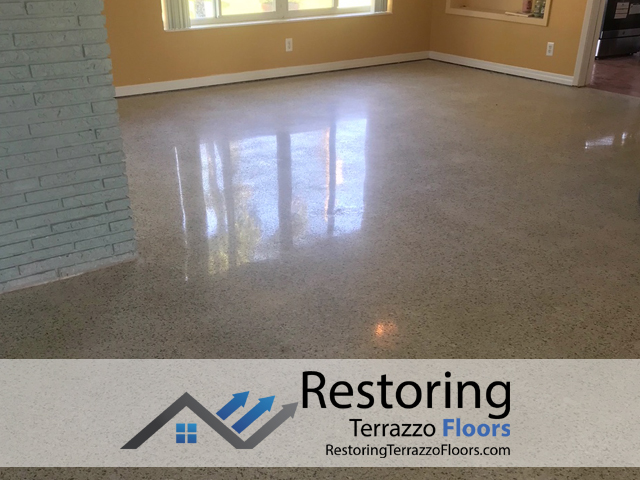 Terrazzo Polishing Restoration Miami