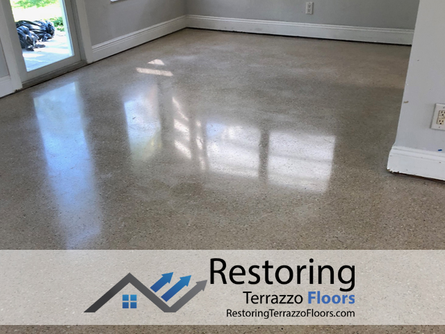 Terrazzo Tile Repaired Miami