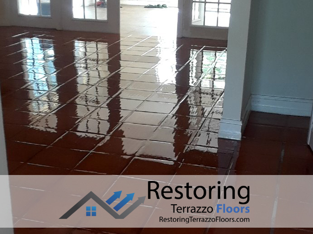 Tile Floor Polishing Process Miami